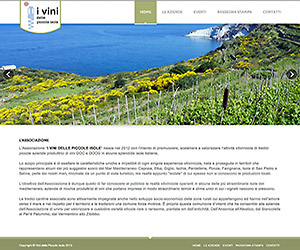 Elbalink Agenzia Web - Siti Web - Isola d'Elba - I Vini delle Piccole Isole