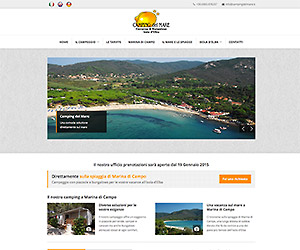 Elbalink Web-partner - Siti Internet - Isola d'Elba - Camping Del Mare