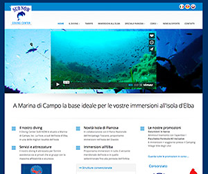 Elbalink Agenzia Web - Siti Internet - Isola d'Elba - Centro Sub Subnow